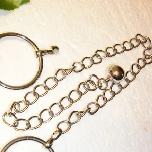 Accessories | Hammered Discs Silver Tone Chain Link Belt 42  display picture 1